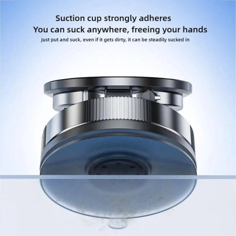 Car Magnetic Vacuum Bracket 360 Rotating Double Side Suction Cup Mobile Phone Holder